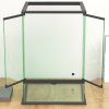 PawHut Glass Reptile Terrarium, 40L Vivarium for Lizards, Frogs, Snakes, Turtles, Tortoises, with Ventilation, 30 x 30 x 45cm