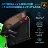 HOMCOM Lamborghini Aventador Licensed Kids' Electric Ride-on with Remote Control, 12V Powered Electric Car for Kids with Butterfly Doors, Auxiliary wheels, Music, Horn, Suspension - Green
