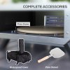 Outsunny Portable Wood Pellet Pizza Oven with 12