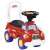 AIYAPLAY Ride On Car, Foot to Floor Baby Car with Under Seat Storage, Steering Wheel, Music, Light, Fire Truck Kids Car for Boys and Girls 1.5-3 Years Old, Red
