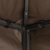 Outsunny 3x4m Gazebo Replacement Roof Canopy 2 Tier Top UV Cover Garden Patio Outdoor Sun Awning Shelters, Brown  (TOP COVER ONLY)
