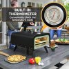 Outsunny Outdoor Tabletop Gas Pizza Oven with 12