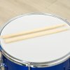 AIYAPLAY Drum Kit for Kids, Full Sized Drum Set with Five Drums, Two Cymbals, Stool, Drumsticks, Pedal, Cymbals, Musical instrument Toy, Blue