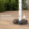 Outsunny Pop up Canopy Tent Weights Set of 4 PCs, Leg Weights for Marquee Party Tent Outdoor Canopy 8.8KG