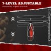 SPORTNOW Wall Mounted Speedball Platform, Height Adjustable Speed Bag Boxing with 360 Degree Swivel for Home Fitness