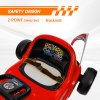 AIYAPLAY Electric Go Kart, 6V Battery Powered Kids Go Kart with Music, Light, Horn, Kids, Ride on Car for 3-5 Years, Red