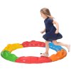 ZONEKIZ Stepping Stones Kids Balance Beam 6 PCs Stackable Outdoor Indoor Obstacle Course Sensory Play