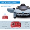 HOMCOM BMW I8 Coupe Licensed 6V Electric Car for Kids with Parent Remote Control, Kids' Electric Ride-on with Suspension Wheels, MP3, Music, Horn, LED Lights, for 3-8 Years Old, Blue