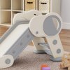 AIYAPLAY Kids Slide Freestanding Toddler Slide Foldable for Indoor Outdoor 1.5-3 Years Old, Grey