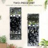 Outsunny Set of 2 Wall Mounted Plant Stand with Trellis, 170cm Wooden Plant Rack with Hanging Planter Shelves and Slatted Trellis for Climbing Plants, for Patio, Balcony, Porch, Grey