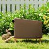 PawHut Rabbit Hutch Cover, Guinea Pig Hutch Cover, for Model X-D2-0047 & Similar Models, 43 x 52 x 37cm, Brown