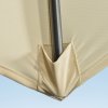 Outsunny 3 x 3(m) Cantilever Parasol with Cross Base, Garden Umbrella with 360 Rotation, Crank Handle and Tilt for Outdoor, Patio, Cream White