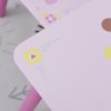 HOMCOM 3 Pcs Kids and Table Chair Set Princess & Crown Theme Home Furniture Pretty Gift 2-4 Years Pink