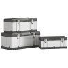 HOMCOM 3 Pieces Tool Box Set, 23