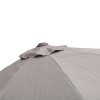 Outsunny 3M Cantilever Parasol, Hanging Garden Umbrella Sun Shade with 360 Rotation, Aluminium Frame, Cross Base, Hand Crank, Grey