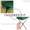 Outsunny Oxford Patio 3-seater Swing Chair Cover Outdoor Garden Furniture Rain Protection Protector Waterproof Anti-UV, 240L x 133W x 185H cm, Green