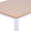 HOMCOM Computer Desk, Writing Table,Workstation for Home Office, Study with Metal Frame, Simple Assembly