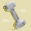 SPORTNOW Set of 2 Hex Dumbbells, Neoprene Weights Pair with Non-Slip Grip, Home Gym Fitness Training Equipment, 2 x 1kg, Yellow