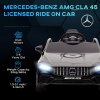 AIYAPLAY Mercedes Benz Licensed 12V Electric Car for Kids, Kids