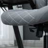 Vinsetto Gaming Chair, Office Desk Chair, Comfy Computer Chair with Adjustable Arms and Rolling Wheels for Home Work Study, Charcooal Grey