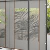 Outsunny Gazebo Side Panels with Zipped Doors and Windows, for 3x3(m) or 3x6m Pop Up Gazebo, 2 Pack Sides Replacement, Grey