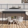 Outsunny Gazebo for 3.25m x 3.25m Frame, 2 Tier Gazebo Cover, UV Protection, Grey