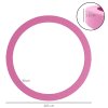 SPORTNOW 10FT Trampoline Spring Cover, Plastic Trampoline Pad Replacement with Elastic Cord, Waterproof, UV Resistant and Tear-Resistant, Pink