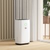 HOMCOM 16L/Day Portable Dehumidifier for Home, with LED Screen, Sleep Mode, 24H Timer, 4L Water Tank, Electric Air Dehumidifier for Damp Laundry Bedroom Basement
