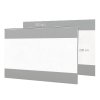 Outsunny 2 Pack Pergola Gazebo Side Panels with Large Window, for 3(m) Long Garden Pergola, 3x2m Gazebo Side Curtains Replacement, Grey