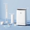 HOMCOM 14000 BTU Portable Air Conditioner, Smart Home WiFi Compatible, 5-in-1 Heater Dehumidifier Cooler Fan, with Sleep Mode, Remote, 24H Timer, Window Venting Kit, A Energy Efficiency, 35m², White