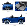 HOMCOM BMW i4 Licensed 12V Electric Car for Kids, Kids Electric Ride-on with Remote Control, Suspension Wheels, Music, Horn, Lights, MP3 Slot, Portable Battery, for Ages 3-6 Years - Blue