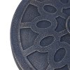 Outsunny 13kg Garden Parasol Base, Round Resin Umbrella Stand Holder, Heavy Duty Parasol Stand for 38mm or 48mm Outdoor Umbrella Poles, Bronze Tone