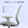 Vinsetto Office Chair, Breathable Mesh Swivel Desk Chair with Adjustable Height and  360 Degree Swivel Security Wheels for Home Office, Study, Grey