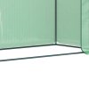 Outsunny Tomato Greenhouse Walk-in Garden Greenhouse with Pent Roof, Roll-up Door, Mesh Window for Plants Flowers Herbs Grow, 200 x 76 x 168 cm, Green