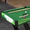 SPORTNOW Folding Pool Table Set, 104cm Mini Snooker Table with 2 Cues, 16 Balls, Chalk, Triangle, Brush, Portable Billiards Table for Youth and Adults, Green
