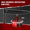 SPORTNOW Wall Mounted Speedball Platform, Height Adjustable Speed Bag Boxing with 360 Degree Swivel for Home Fitness