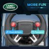 AIYAPLAY Land Rover Licensed 6V Kids Electric Ride On Car, 2-in-1 Sliding Car, Battery Powered Car with Headlights, Music, Horn, for 18-60 Months, Light Blue