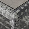 Outsunny Rattan Garden Furniture 7 Seater Sofa & Coffee Table Footstool Set Outdoor Patio Wicker Weave Reclining Chair Space-saving - Light Grey