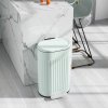HOMCOM 30 Litre Pedal Bin, Fingerprint Proof Kitchen Bin with Soft-close Lid, Metal Rubbish Bin with Foot Pedal and Removable Inner Bucket