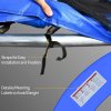 HOMCOM 12ft Trampoline Pad ??366cm Trampoline Accessories Surround Pad Thick Foam Pads Padding Replacement Spare- Blue