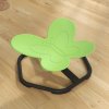 AIYAPLAY Sensory Spinning Chair for Kids, Butterfly-Shaped Swivel Chair for Balance and Coordination Training, Multi-Position Spinning Seat with Non-Slip Base, Green