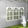 Outsunny Gazebo Side Panels with Window for 3x3(m) or 3x4m Pop Up Gazebo, 2 Pack Sides Replacement, Grey