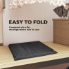 Outsunny 720 L Outdoor Garden Cushion Storage Bag, Heavy Duty 600D Oxford Fabric Waterproof Garden Furniture Cushion Storage Bag with 2-Way Zip for Tent, Christmas Tree, 175 x 55 x 75 cm, Black