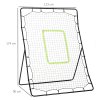 HOMCOM Baseball Rebounder Net Teens Adults Game Spot Softball Training Aid Practise Target Strike Shot Goal Play