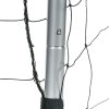 SPORTNOW 8ft x 5ft Football Goal, Football Net for Garden, Training Goal with Ground Stakes, Steel Frame