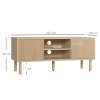 HOMCOM TV Stand Cabinet, TV Unit for TVs up to 50