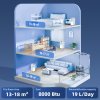 HOMCOM 8000 BTU Air Conditioning Unit, 2.3KW 3-in-1 Portable Air Conditioner, Dehumidifier, Cooling Fan with Remote Control, Digital Display, 2 Speeds, 24H Timer, Window Venting Kit, 18m²