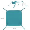 Outsunny Beach Tent, Sunshade Event Shelter with Detachable Sidewall, Reinforced Corners, Stability Poles and Carry Bag, for Camping, Trips, Fishing, Picnics, 3 x 3 m, Sky Blue