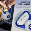 SPORTNOW Kettlebell, 12kg Kettle Bells with Handle for Home Gym Weight Lifting and Strength Training, Dark Blue and Grey