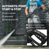Outsunny 1800W High Pressure Washer, 150 Bar Pressure, 420 L/h Flow, Portable Power Washer Jet Wash Cleaner with Adjustable Nozzle, 6M Hose, Steel Handle for Home Patio Car Driveway, Yellow